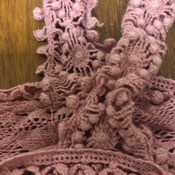 Zara Pink Flowy Cropped Tank - Picture 5 of 5